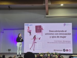 Teresita Herrera en la audiencia de Innova Mujer STEM 2025